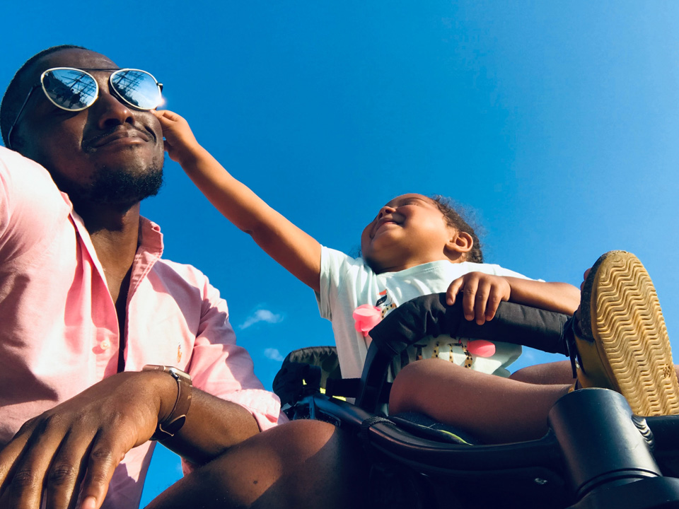 Travelling with small children.