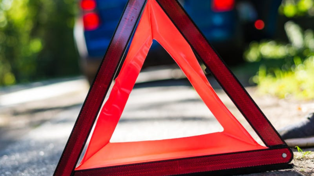 Stay safe while waiting for roadside assistance.