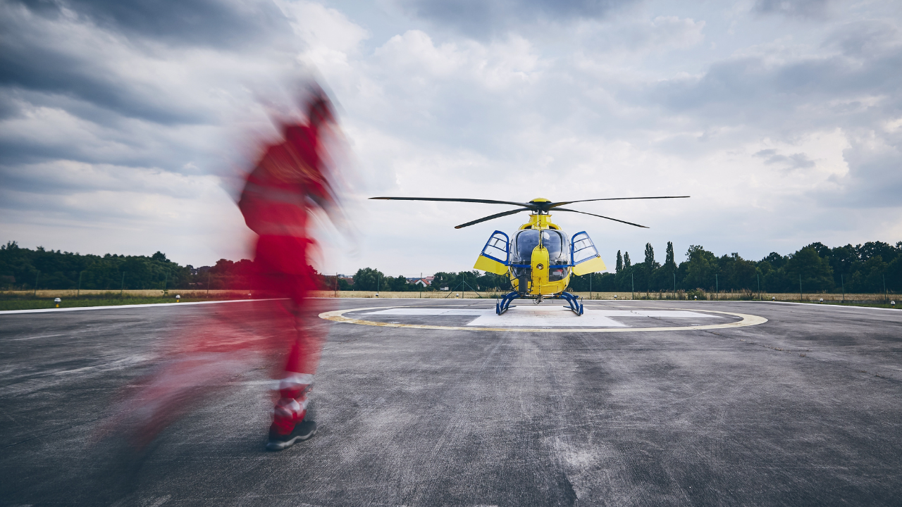 Air ambulance services.